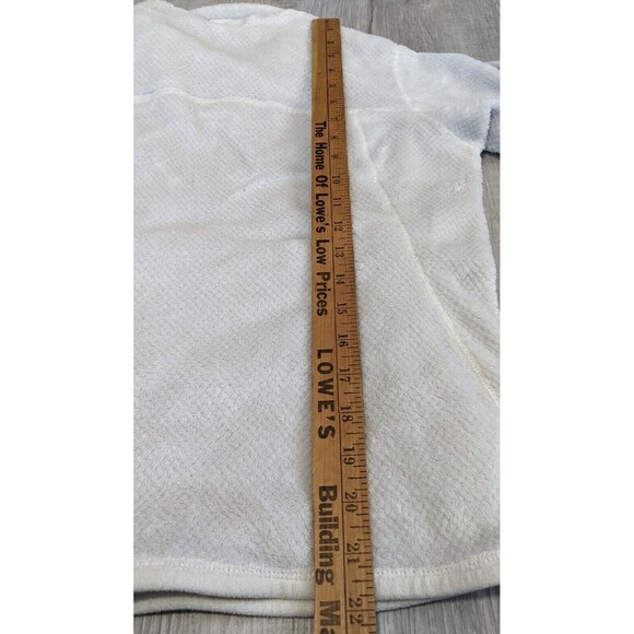 Patagonia Women's Re-Tool Snap T Pullover White Polartec Fleece Sweater Sz S - Picture 7 of 8